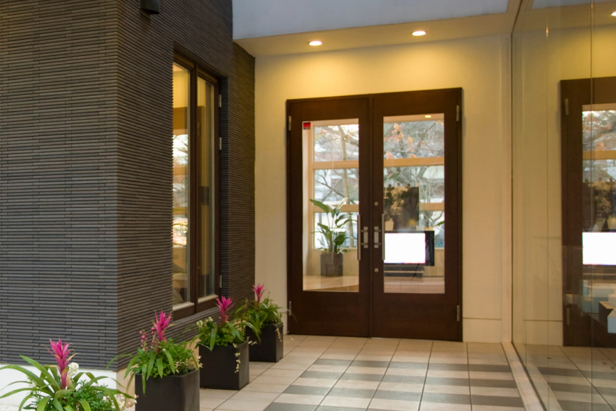 service fiberglass door installation